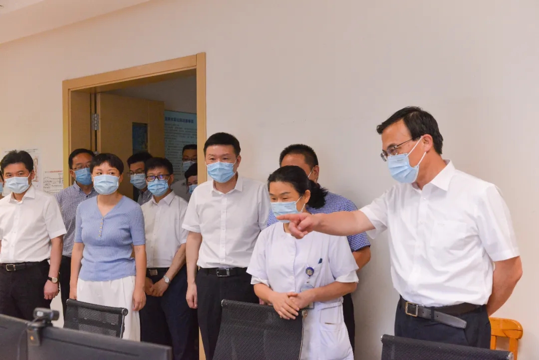 浙江省卫生健康委主任张平来我院调研